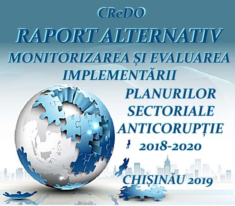 Raport alternativ SNIA Planuri Sectoriale Anticorupție 2018-19 