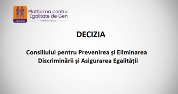 Decizie Consiliul Egalității 26 Octombrie 2018...